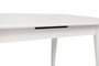 Hanah Home Retro 1193 Mesa de Comedor Extensible Blanca
